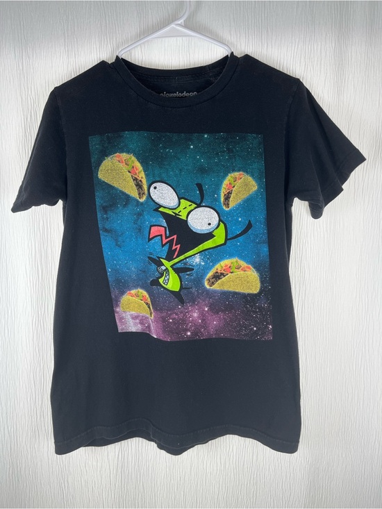 Nickelodeon Other - Nickelodeon Black GIR Invader Zim Taco Graphic Tee
